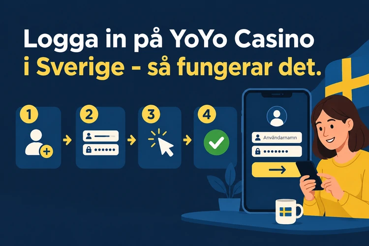 Logga in på YoYo Casino i Sverige - så fungerar det